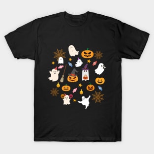 Halloween Face Mask, Happy Hallween For kids, Haloween ghost Face Mask for Kids. T-Shirt